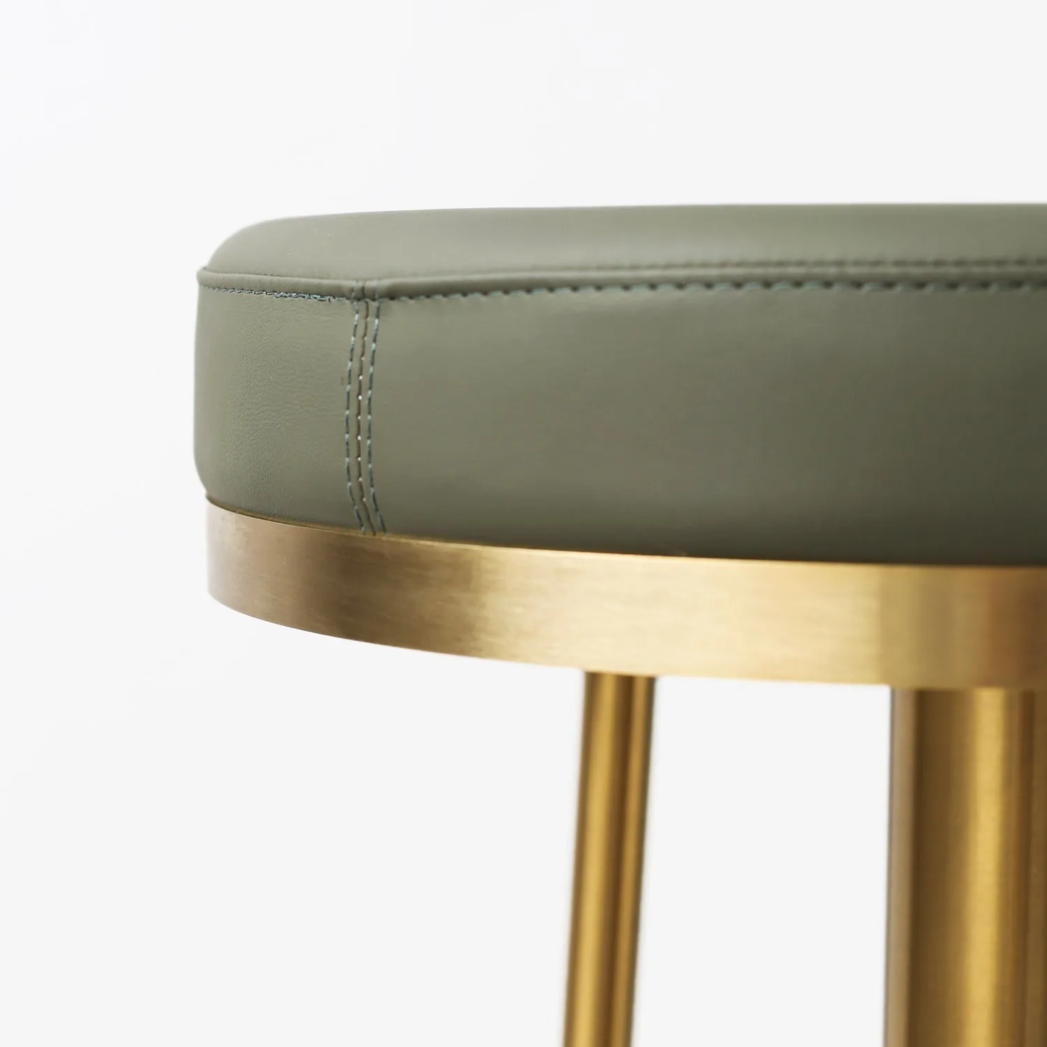 Aero Swivel Counter Bar Stool with Integrated Foot Rest