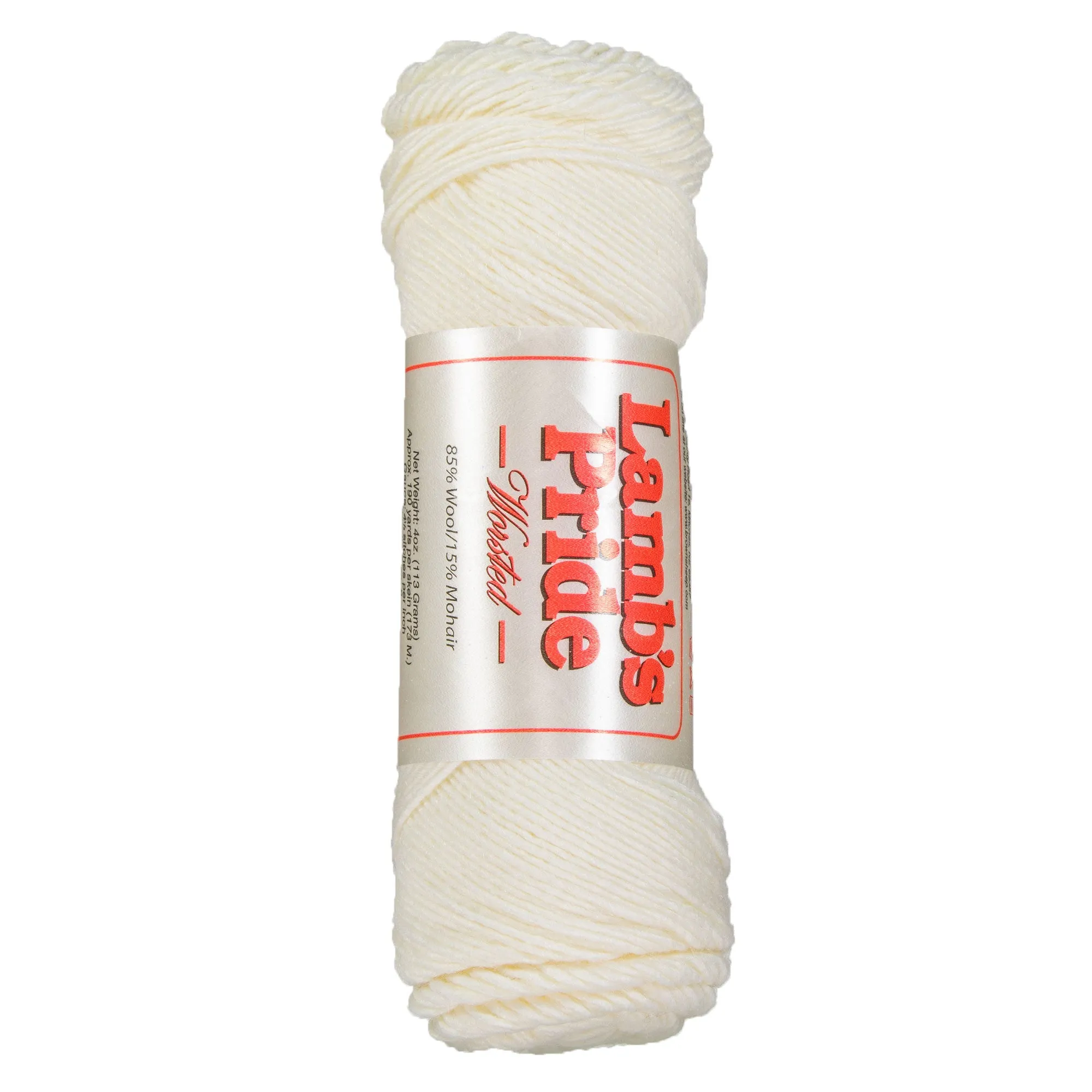 Brown Sheep Lamb's Pride Worsted Yarn - M011 White Frost