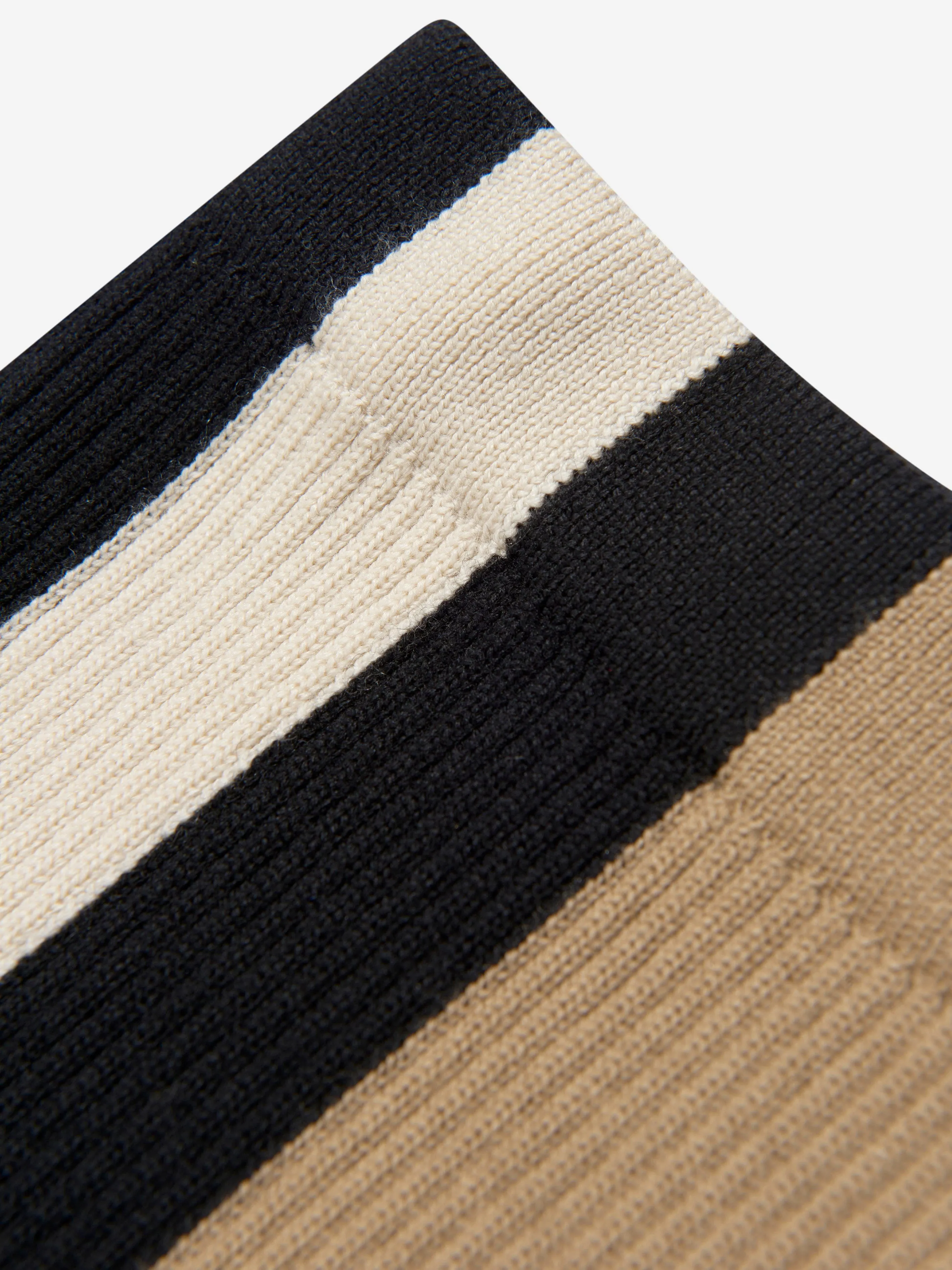 Burberry Girls Merino Wool Striped Daphnie Skirt