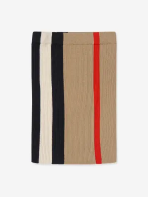 Burberry Girls Merino Wool Striped Daphnie Skirt