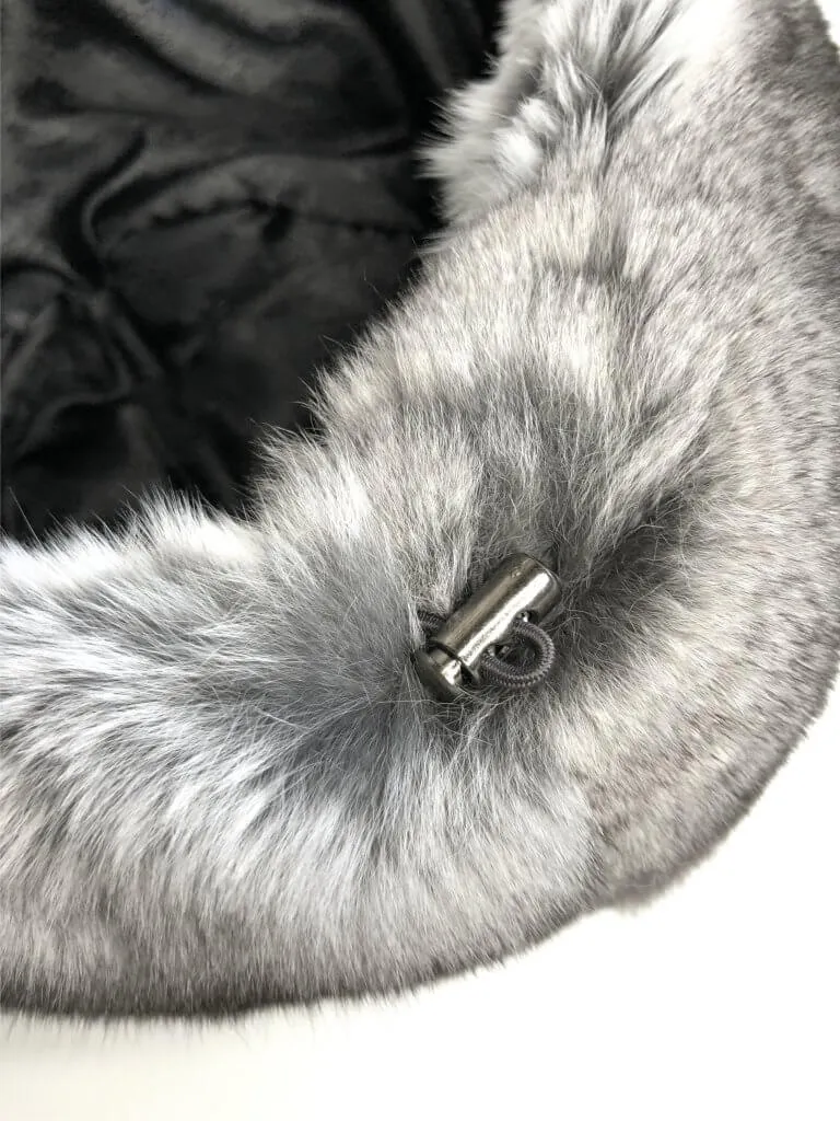 Chinchilla Fur Trapper Hat