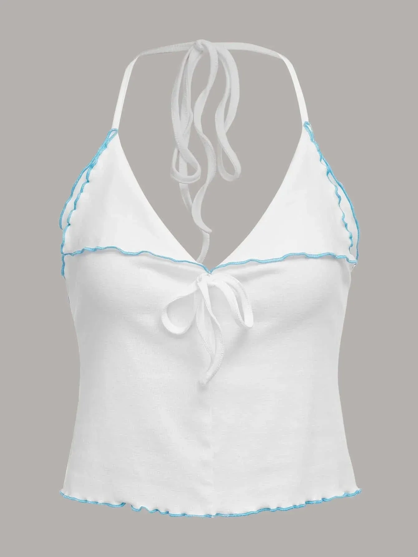 Harajuku Sexy Bow Y2k Crop Top Summer White Camis Sling Backless Coquette Tank Top Kawaii Camis Women Clothing Corset tops