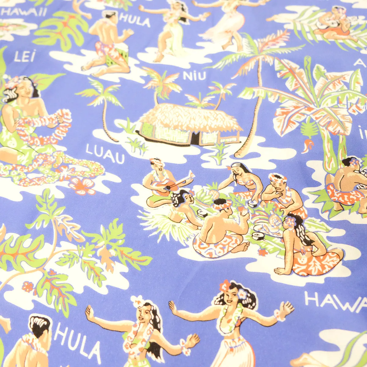 Hula Hut (Women's Shirt) - Blue