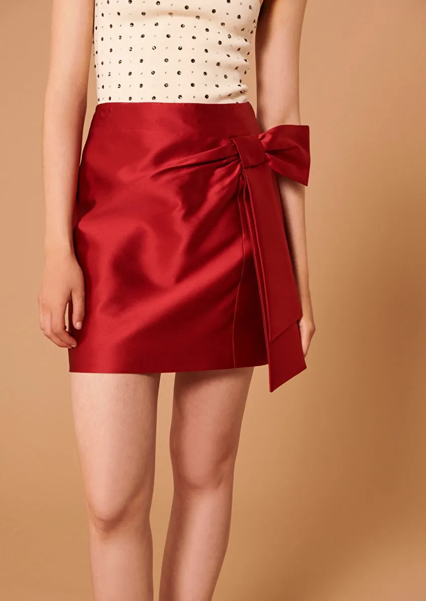 Jaba Short Skirt Bow