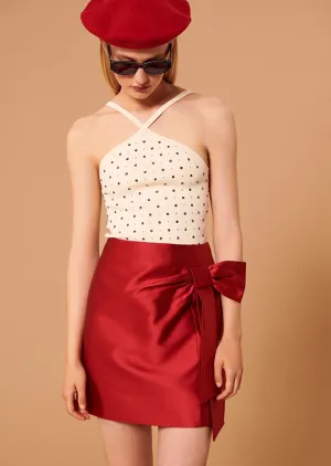 Jaba Short Skirt Bow