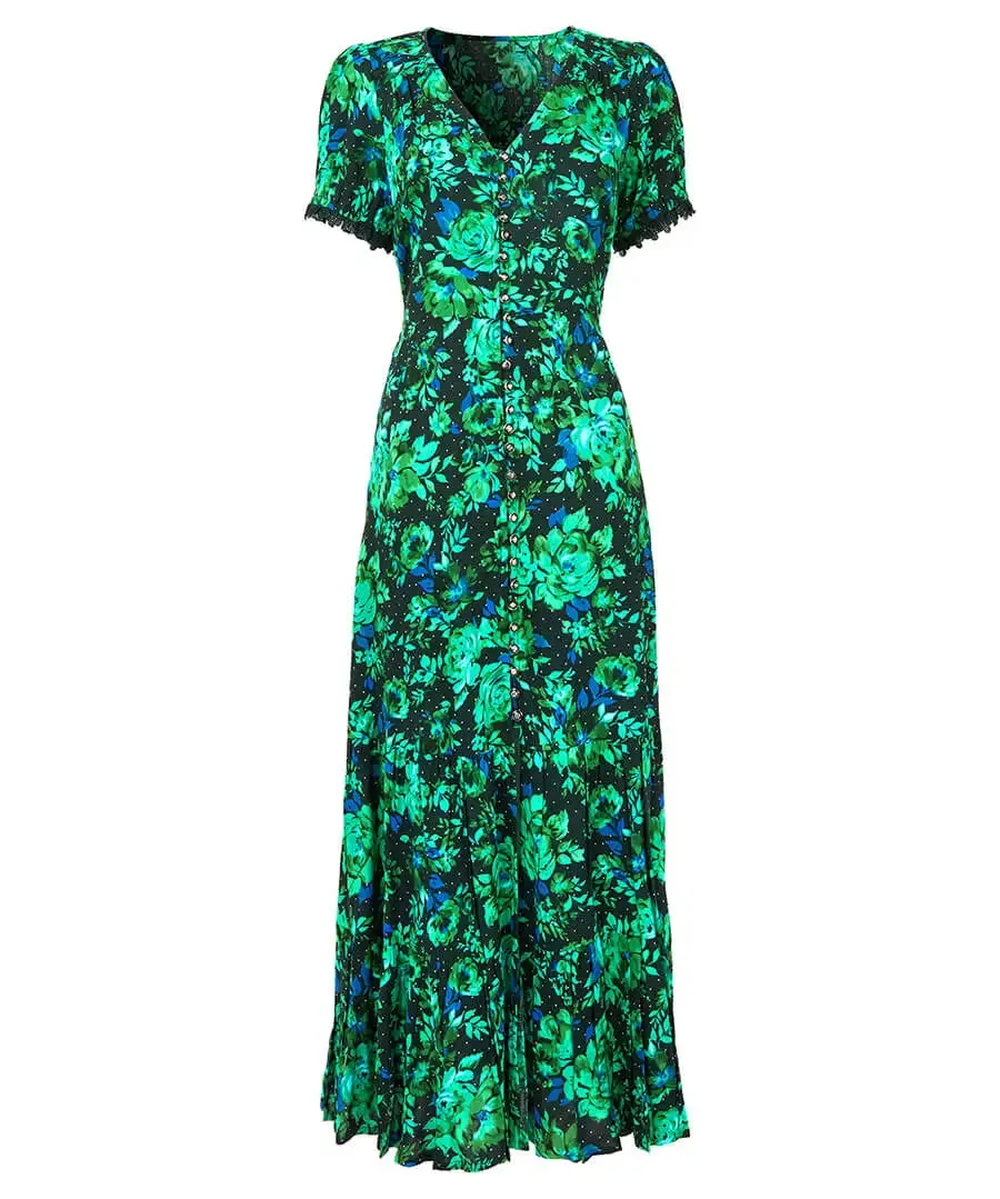 Joe Browns 14 Green Daisy Dreams Dress