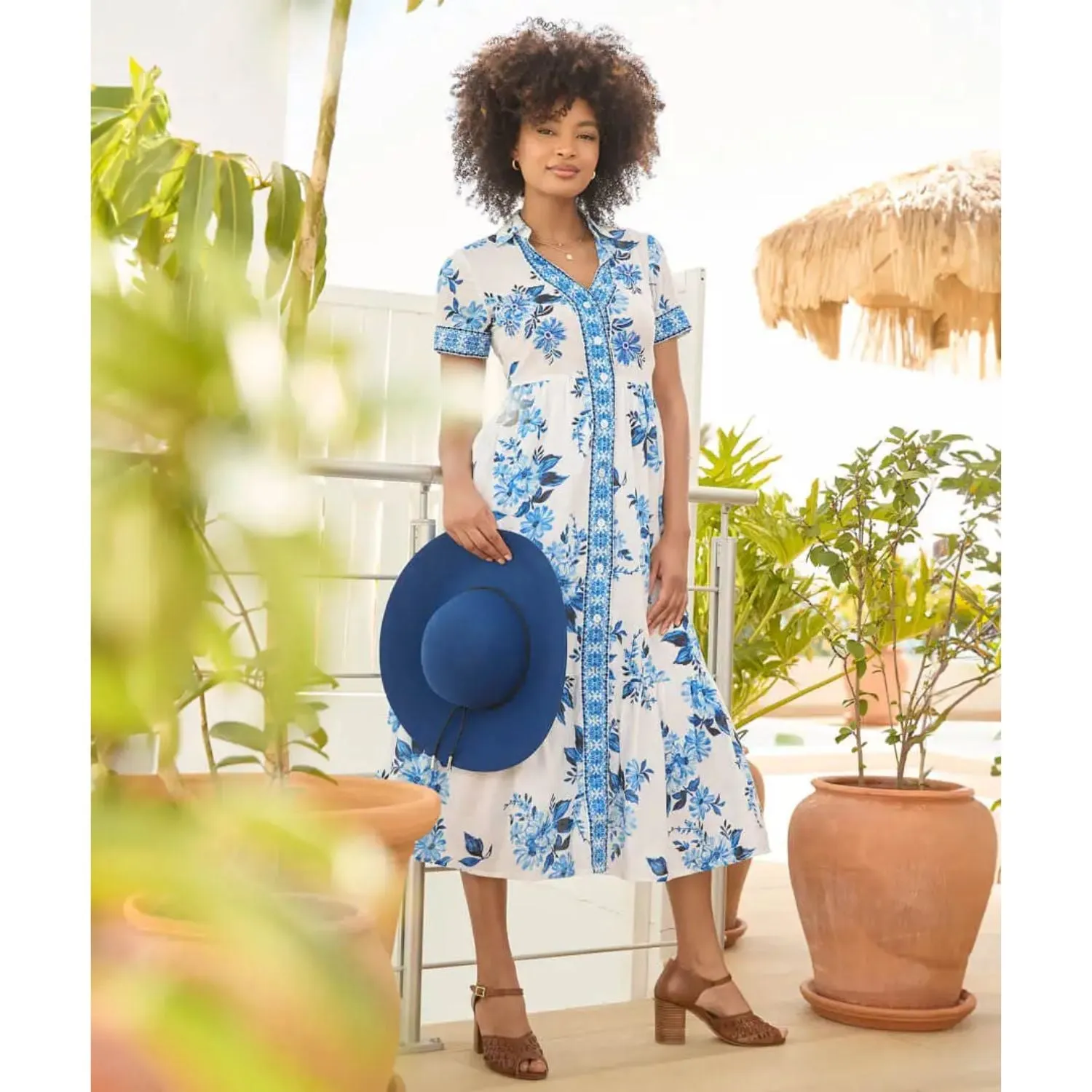 Joe Browns 16  Blue Pretty Perfect Dress