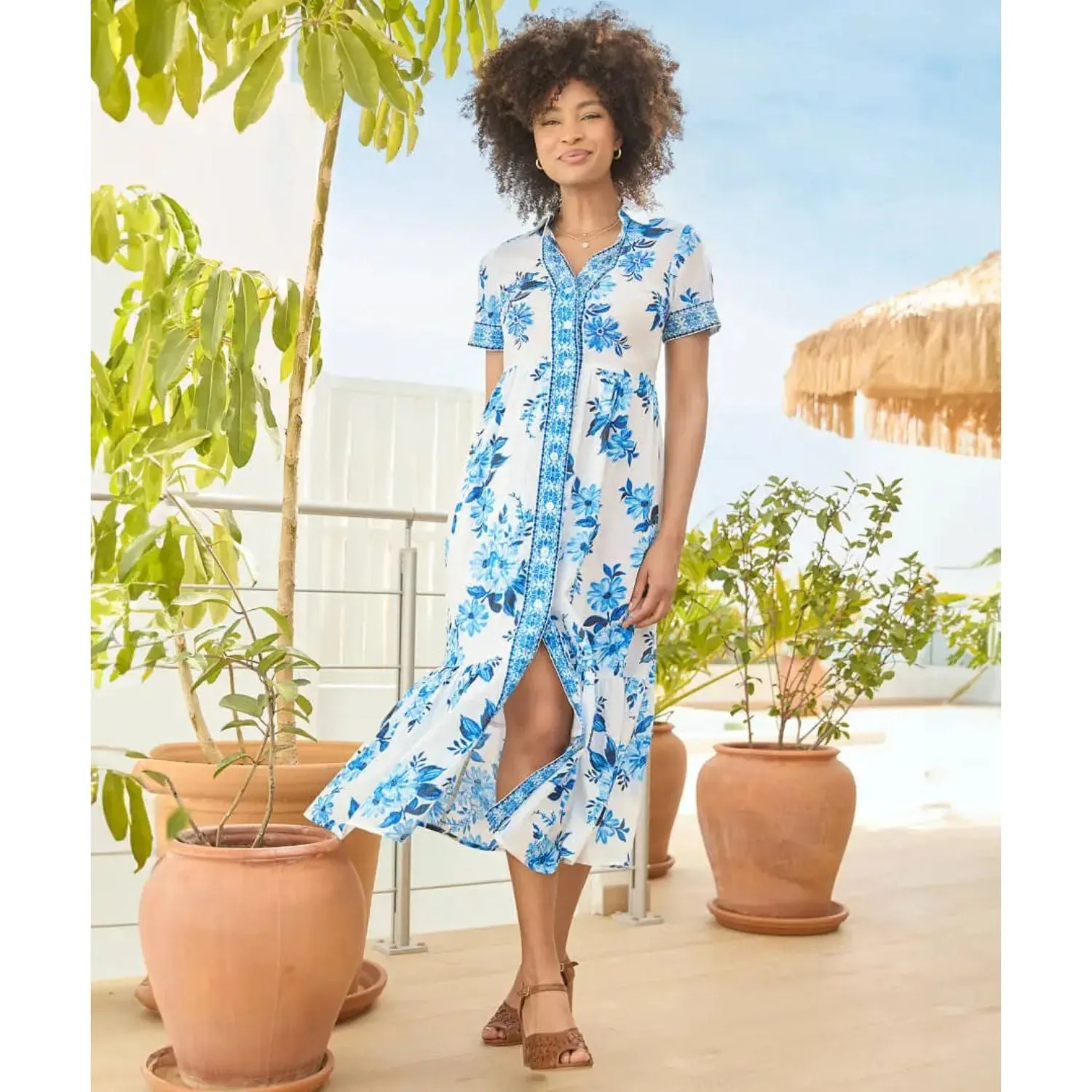 Joe Browns 16  Blue Pretty Perfect Dress