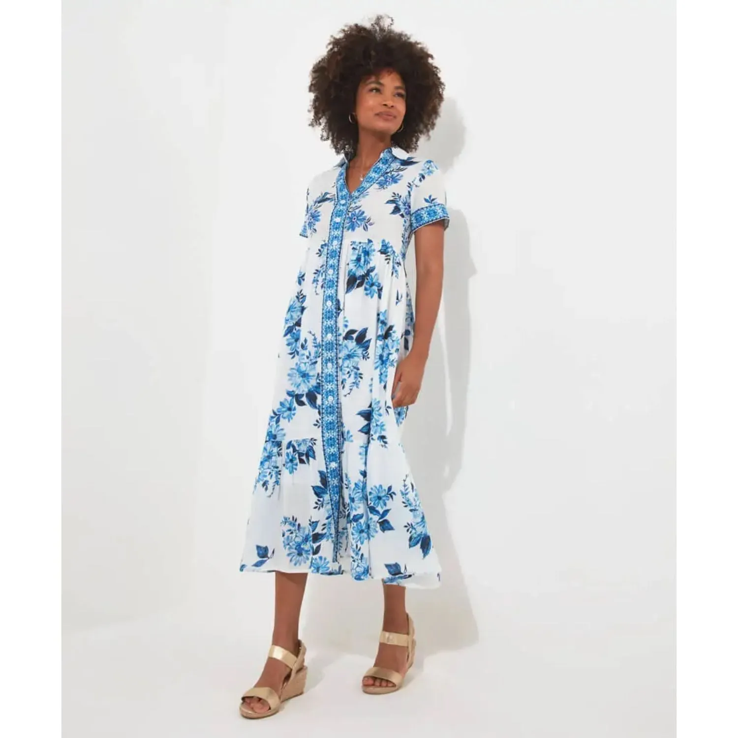Joe Browns 16  Blue Pretty Perfect Dress