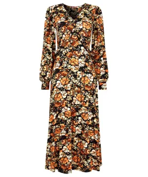 Joe Browns 16 Brown September Days Jersey Dress
