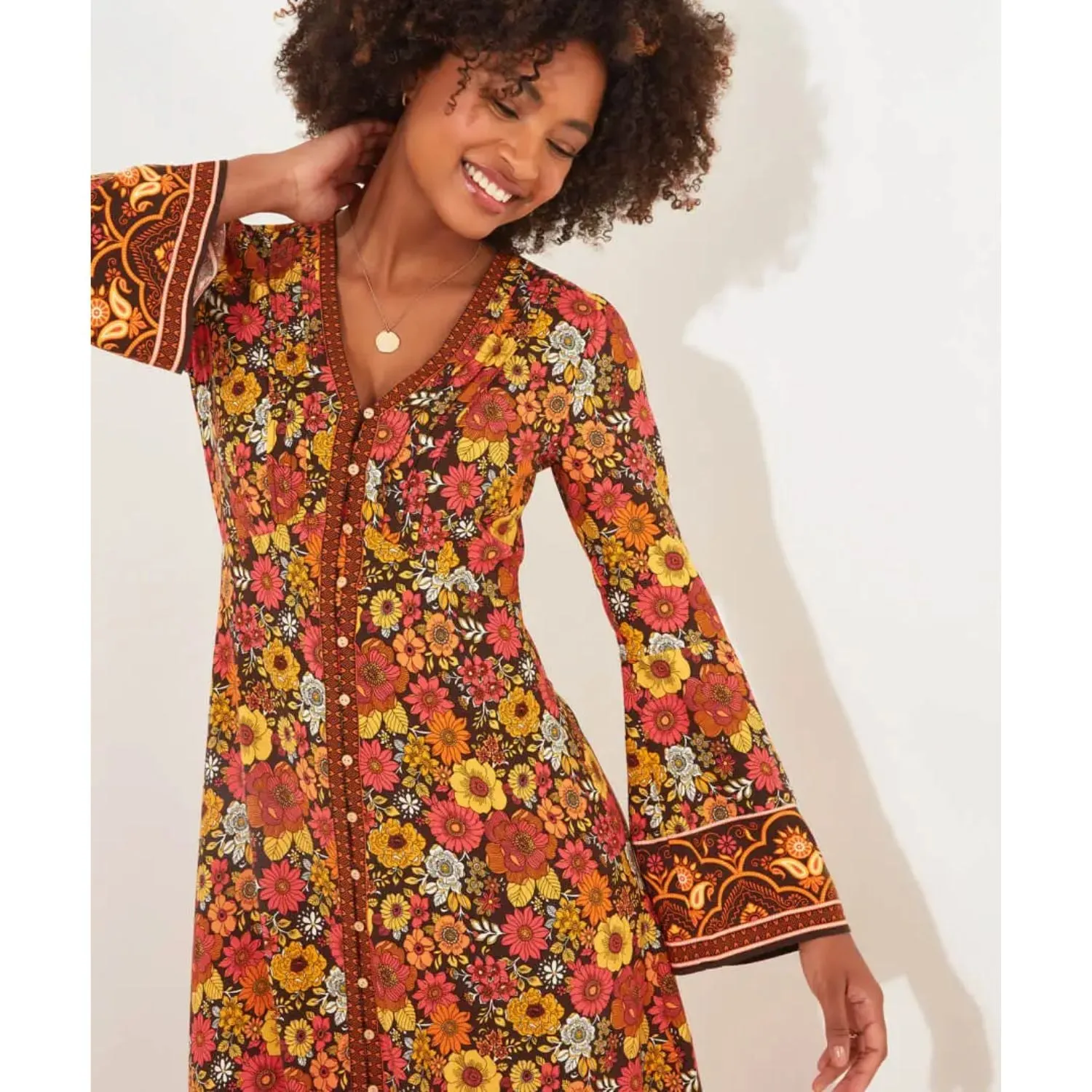 Joe Browns 16 Multi-Coloured Hazy Days Dress