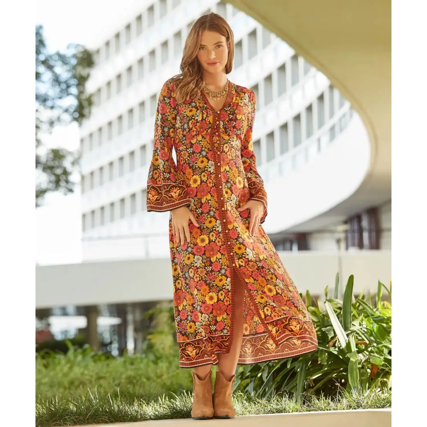 Joe Browns 16 Multi-Coloured Hazy Days Dress
