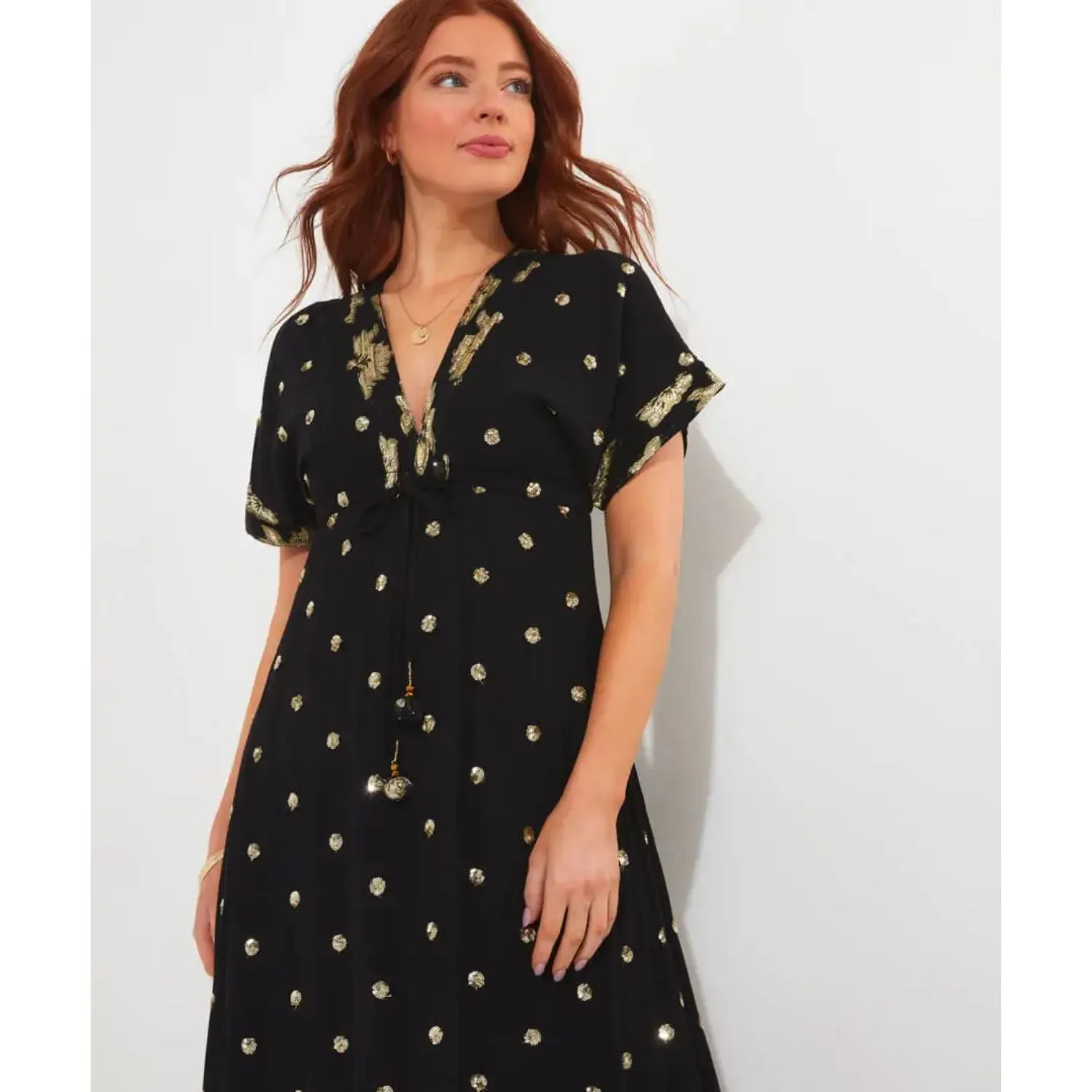 Joe Browns 16/10 Black Sophia Sparkle Dress