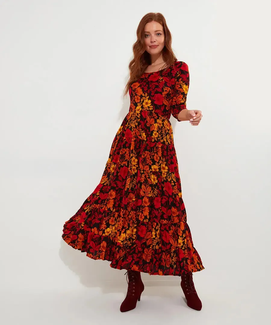 Joe Browns 18 Black Rebecca Crinkle Dress