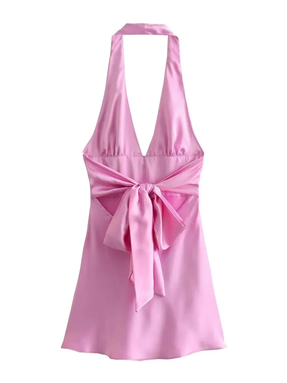 Kayla Hanging Neck Mini Dress