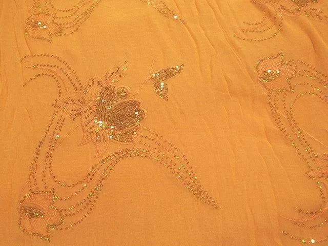 Sequin Embroidered Chiffon