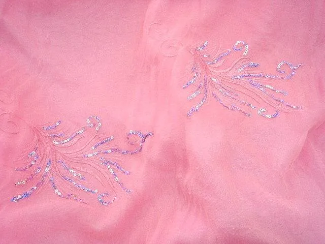 Sequin Embroidered Chiffon