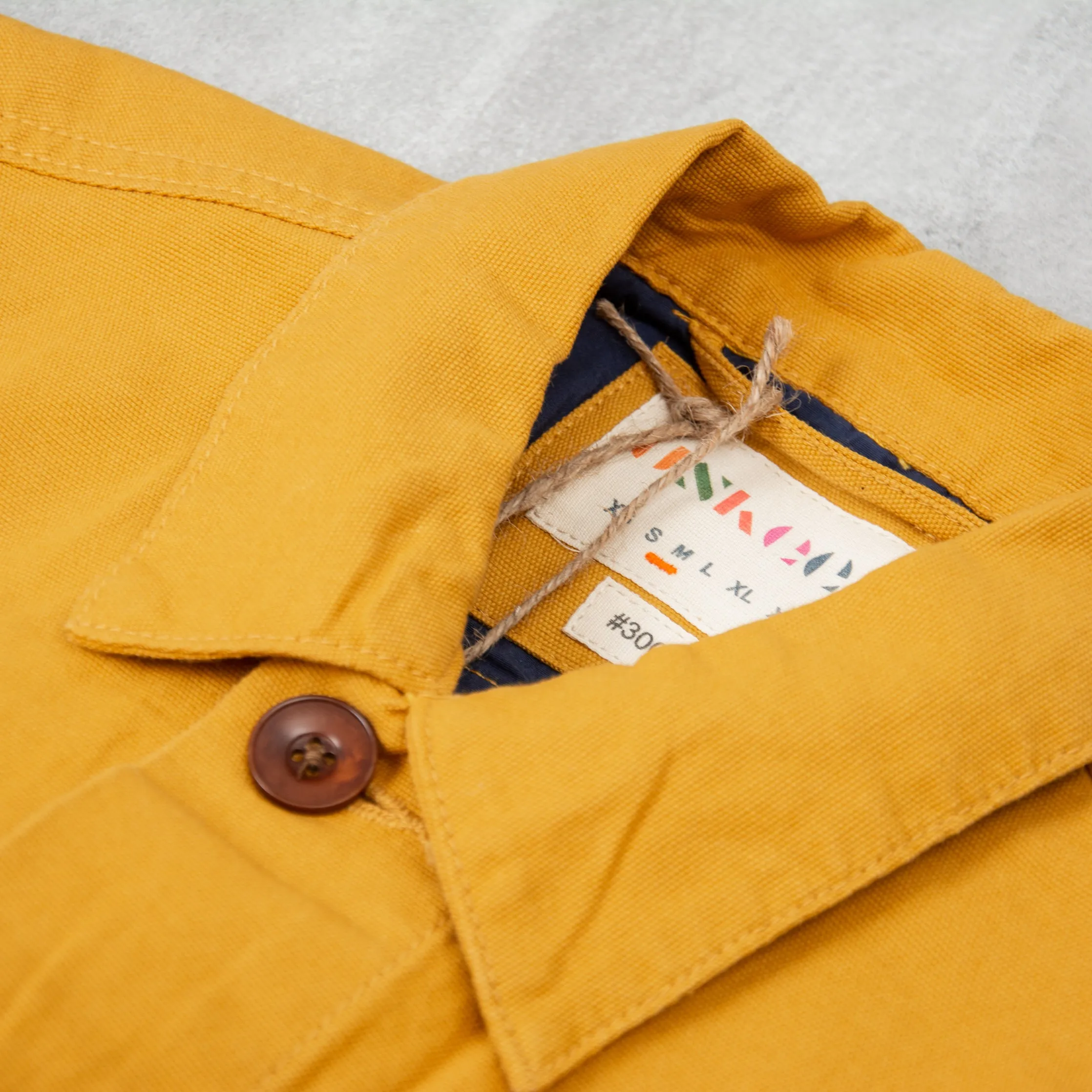 Uskees 3003 Button Single Pocket Shirt - Yellow