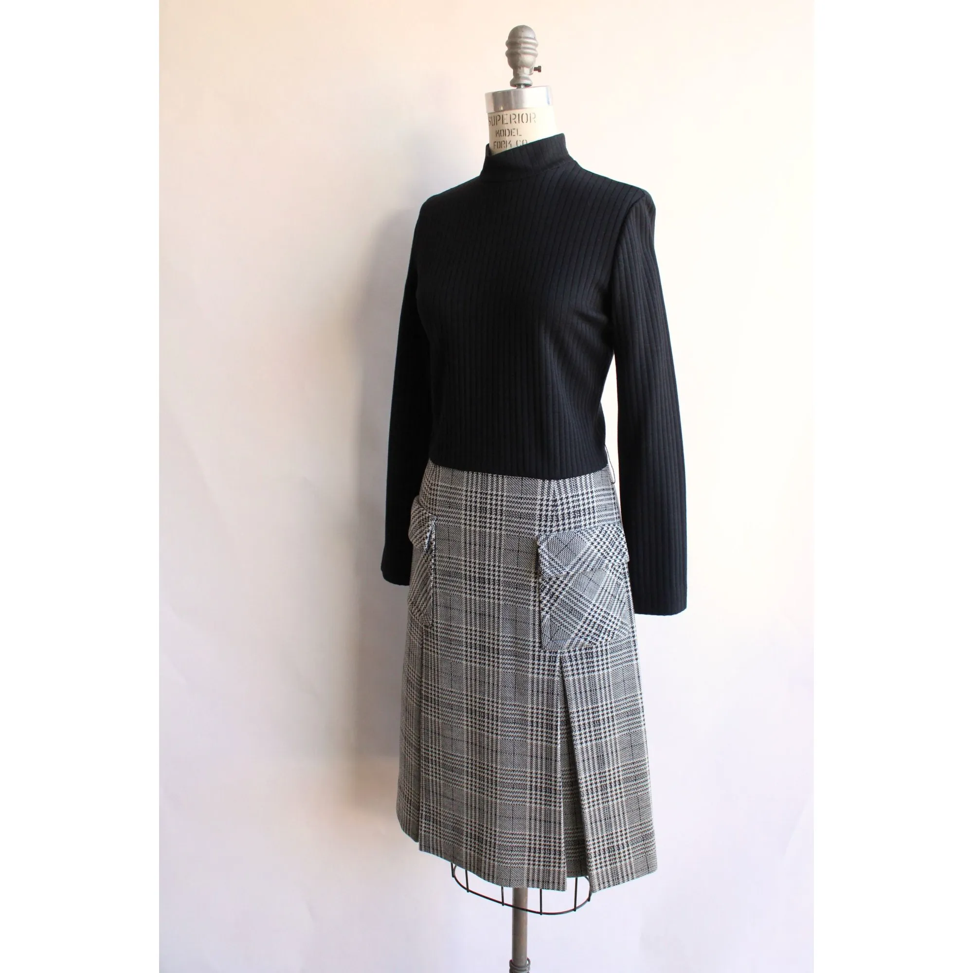 Vintage 1960s Dress with Pockets By Butte Knits