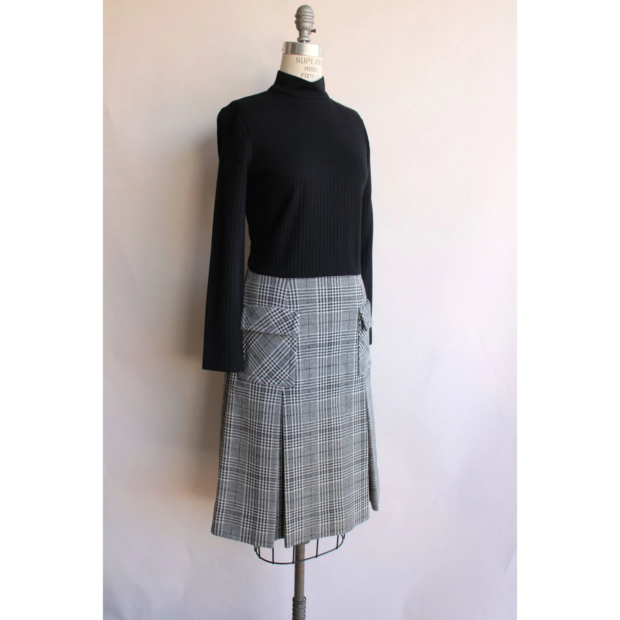 Vintage 1960s Dress with Pockets By Butte Knits