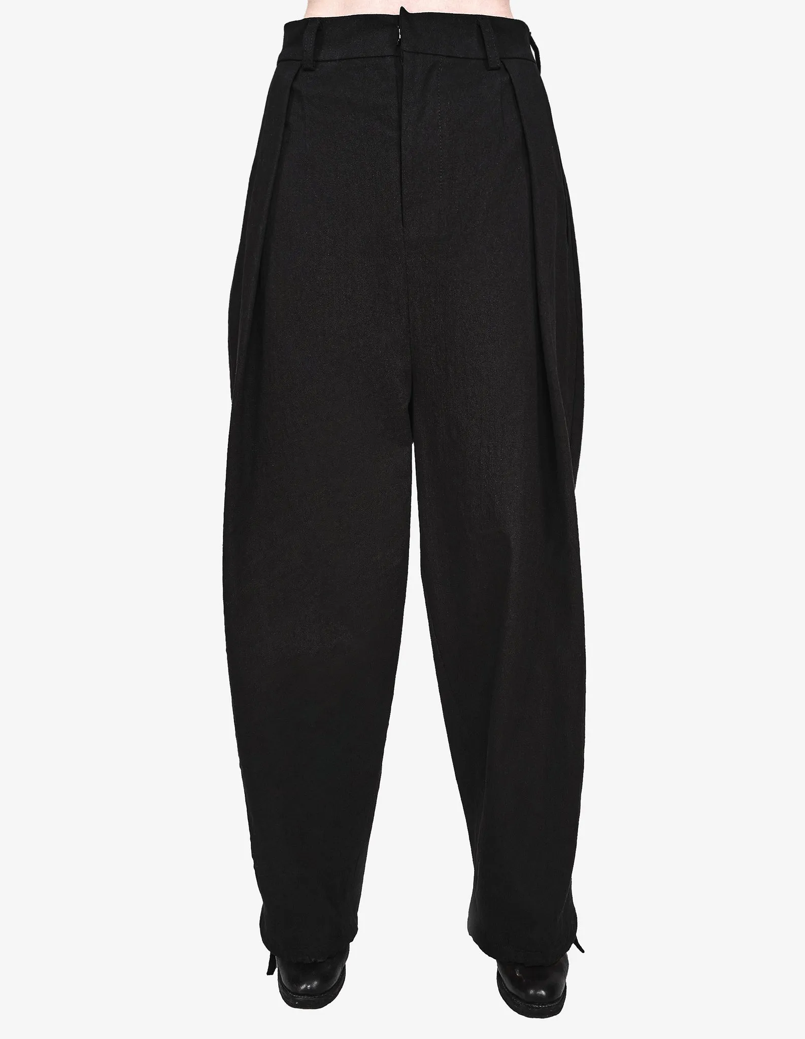 Wide-Leg Denim Pants