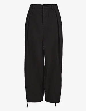 Wide-Leg Denim Pants