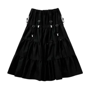 Wool Gabardine Skirt